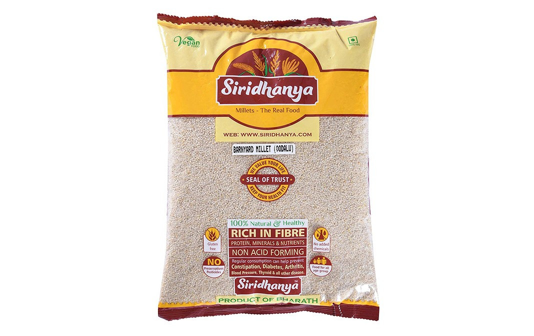 Siridhanya Barnyard Millet (Oodalu) Pack 1 kilogram Reviews